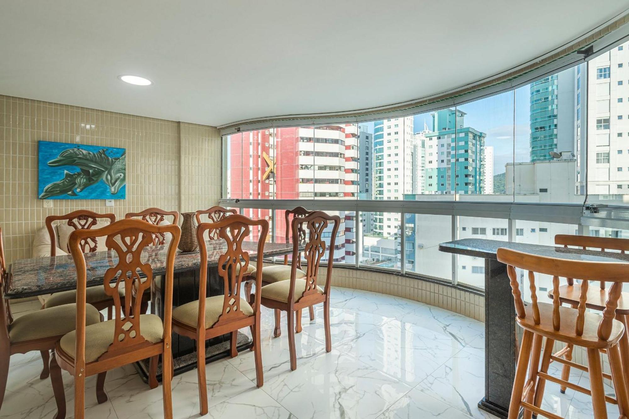 Casa de férias Itnc143- Frente Ao Mar! Amplo Ap Com 3 Quartos+3wc Balneario Camboriu